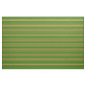 Korallen und grüne farbige Linien Stoff (Yard (91,4 cm))