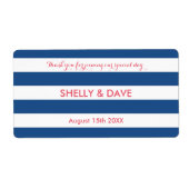 Korallen und marinierte Hochzeitswasserflaschen (Vorne)