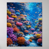 Korallen und Meer Poster (Vorne)