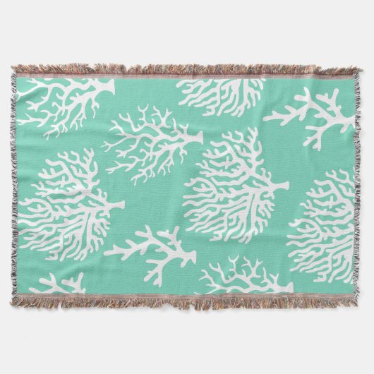 Korallen- und Meerglasgrün an der Küste Decke (Vorderseite)