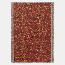 Korallen und orangefarbene Wandstruktur Decke