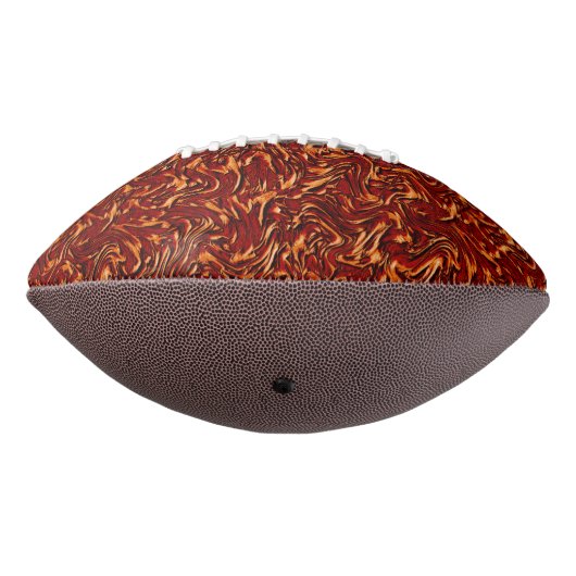 Korallen und orangefarbene Wandstruktur Football (Gedreht 270)