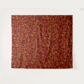 Korallen und orangefarbene Wandstruktur Wandteppich (Vorderseite (Horizontal))