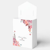 Korallen und Pfirsichfarben Blumenkuchen Geschenkschachtel (Geöffnet)