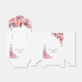 Korallen und Pfirsichfarben Blumenkuchen Geschenkschachtel (Ungefaltet)