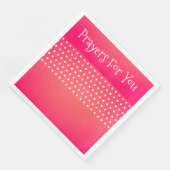 Korallen und Pinks Serviette (Ecke)