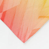 Korallen- und rosafarbene Marmormuster Fleecedecke (Ecke)