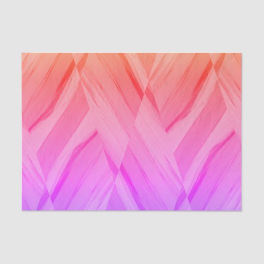 Korallen- und rosafarbene Marmormuster Seidenpapier (Vorderseite)