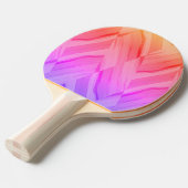 Korallen- und rosafarbene Marmormuster Tischtennis Schläger (Vorderseite)