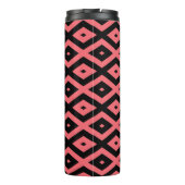 Korallen- und Schwarzdiamantenmuster Thermosbecher (Rückseite)