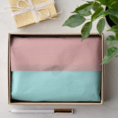 Korallen und Türkis Seidenpapier (Geschenk)