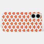 Korallen- und Weißschnittwolle für Muscheln Case-Mate iPhone Hülle (Rückseite (Horizontal))