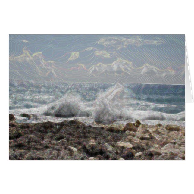 Korallen und Wellen (Vorderseite (Horizontal))