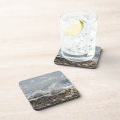 Korallen und Wellen Getränkeuntersetzer (Rechte Seite)