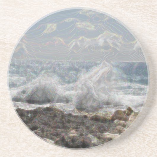 Korallen und Wellen Untersetzer (Vorne)