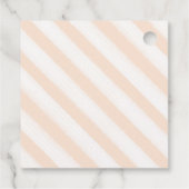 Korallen & Weiße Nautik Liebe & Dank Hochzeit Geschenkanhänger (Rückseite)