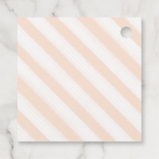 Korallen & Weiße Nautik Liebe & Dank Hochzeit Geschenkanhänger (Rückseite)