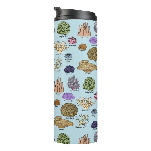 Korallenarten Thermosbecher (Nach rechts gedreht)