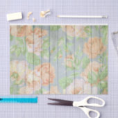 Korallenbäume rustikale Rose Seidenpapier (Handwerk)