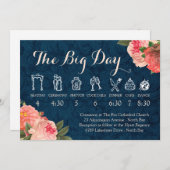 Korallenbäume und Hochzeitzeitstile der Marine Programm (Vorne/Hinten)