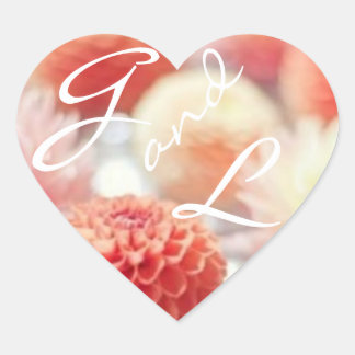 Korallenbeschleuniger Herz-Aufkleber