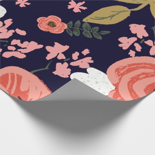 Korallenblätterpapier Geschenkpapier (Ecke)