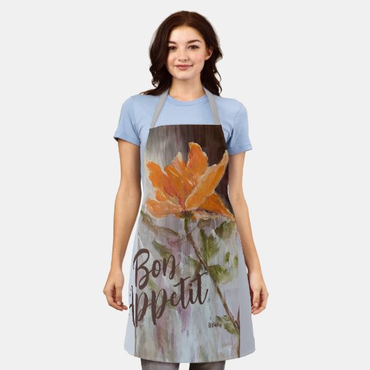 Korallenblüten - Schürze (Getragen)