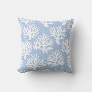 Korallenbohrer Weiß weich Kissen