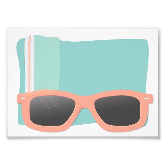 Korallenbrille Fotodruck (Vorne)