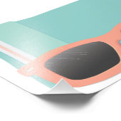 Korallenbrille Fotodruck (Ecke)