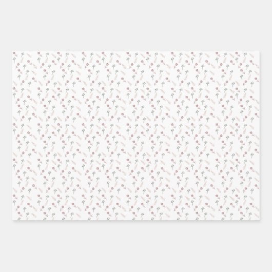 Korallenbroschüre | SET 3 Geschenkpapier Set (Vorderseite 2)