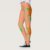 Korallencreme und Orange Leggings (Links)