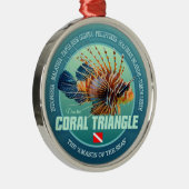 Korallendreieck (c) ornament aus metall (Rechts)
