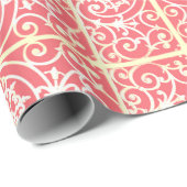 Korallendurchschnitt Geschenkpapier (Rolleneckpunkt)
