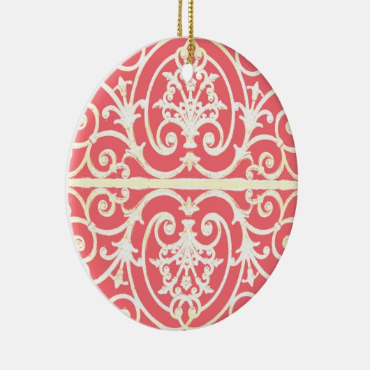 Korallendurchschnitt Keramikornament (Rechts)