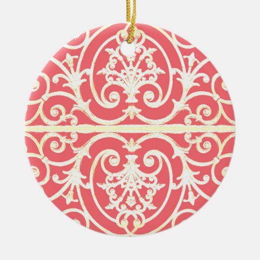 Korallendurchschnitt Keramikornament (Vorne)