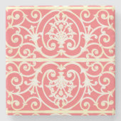 Korallendurchschnitt Steinuntersetzer (Vorderseite)