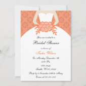 Korallendusche Einladung (Vorderseite)