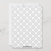 Korallendusche Einladung (Rückseite)