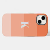 Korallenfarbblöcke - Vorgabe eines benutzerdefinie Case-Mate iPhone Hülle (Rückseite (Horizontal))