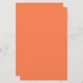Korallenfarbe Briefpapier (Vorne/Hinten)