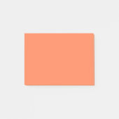 Korallenfarbe Post-it Klebezettel (Vorderseite)