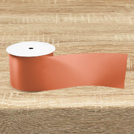 Korallenfarbe Satinband