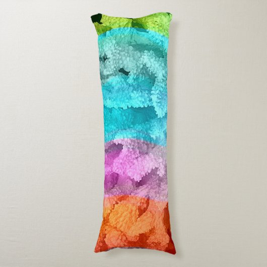 Korallenfarbe Seitenschläferkissen (Vorderseite Vertikal)