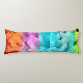 Korallenfarbe Seitenschläferkissen (Vorderseite)