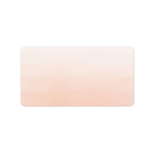 Korallenfarbenlackadresse Adressaufkleber (Vorne)