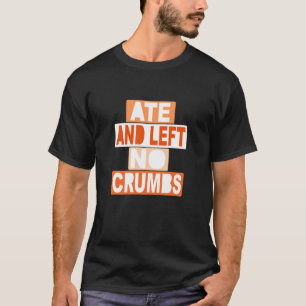 Korallenfarbige Grafik ohne Krümel T-Shirt