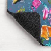 Korallenfisch, Blauer Ozean Mousepad (Ecke)