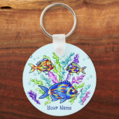 Korallenfisch Schlüsselanhänger (Vorderseite)