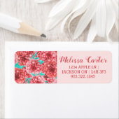 Korallenflorale Muster und Name (Insitu)